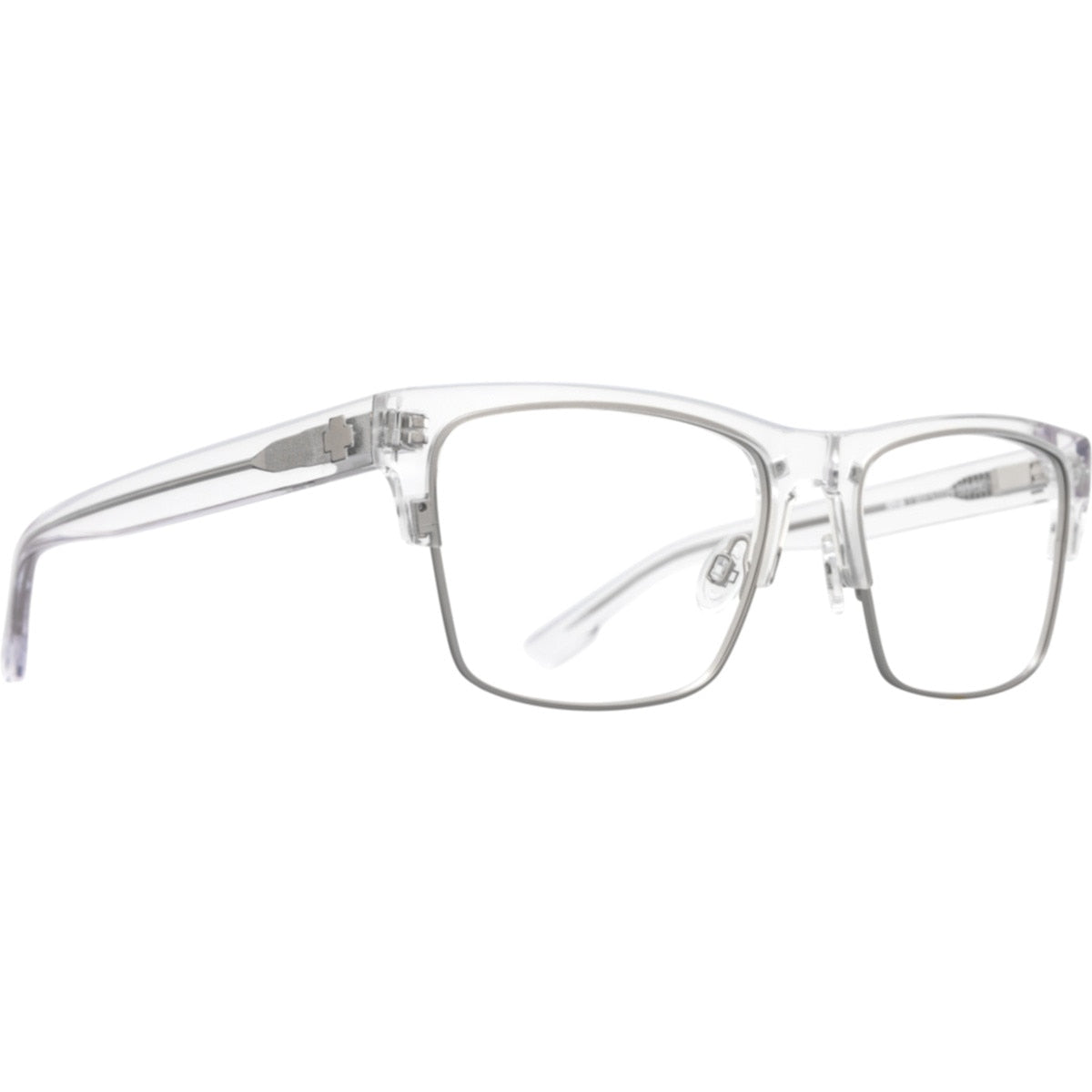 Spy WESTON 5050 57 Eyeglasses  Crystal Silver Matte Large