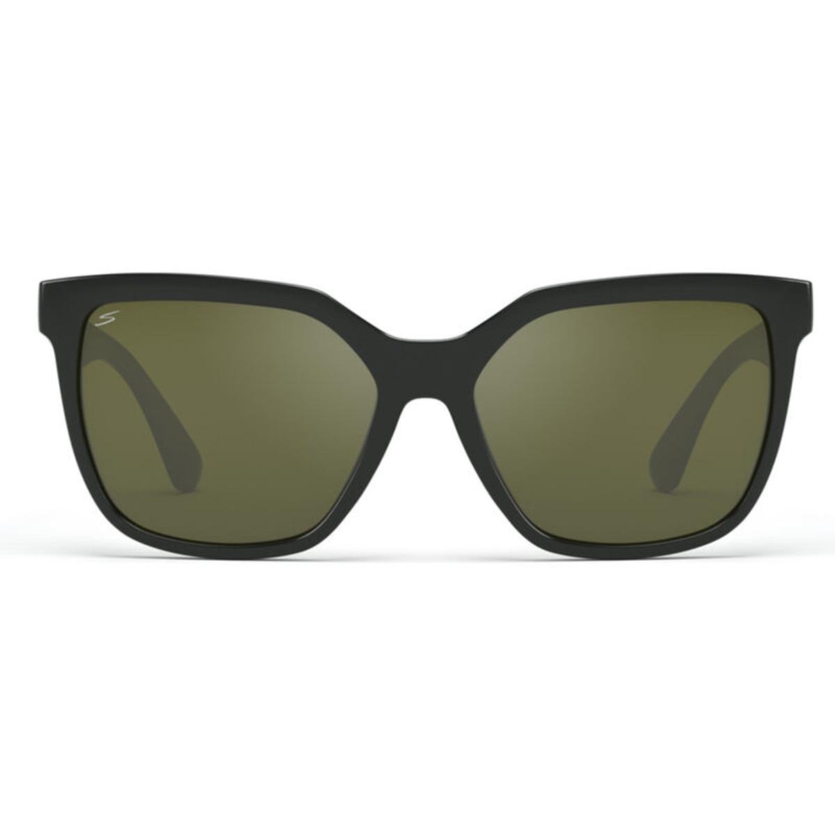 Serengeti Wakota Sunglasses  Shiny Black Medium