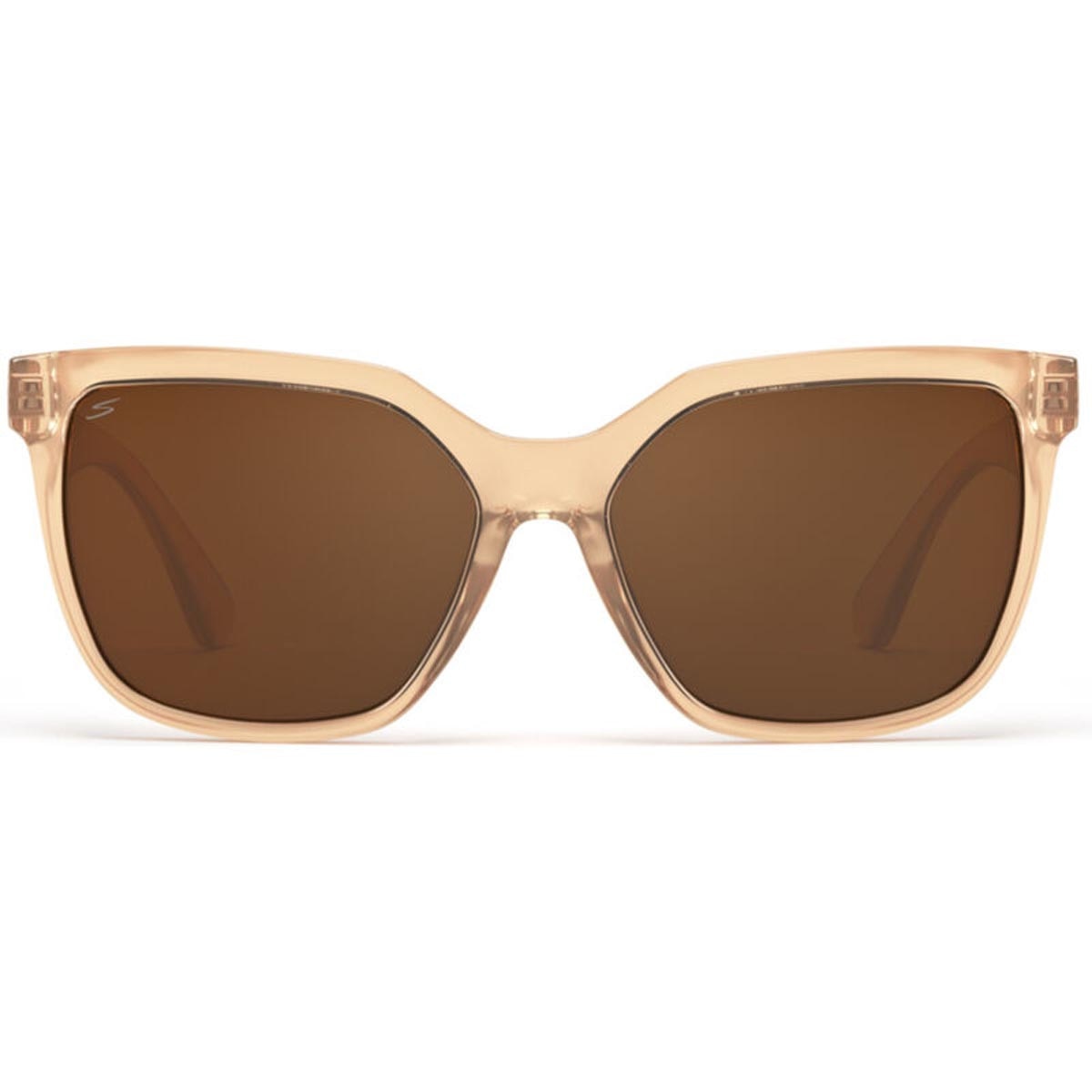Serengeti Wakota Sunglasses  Shiny Crystal Peach Medium