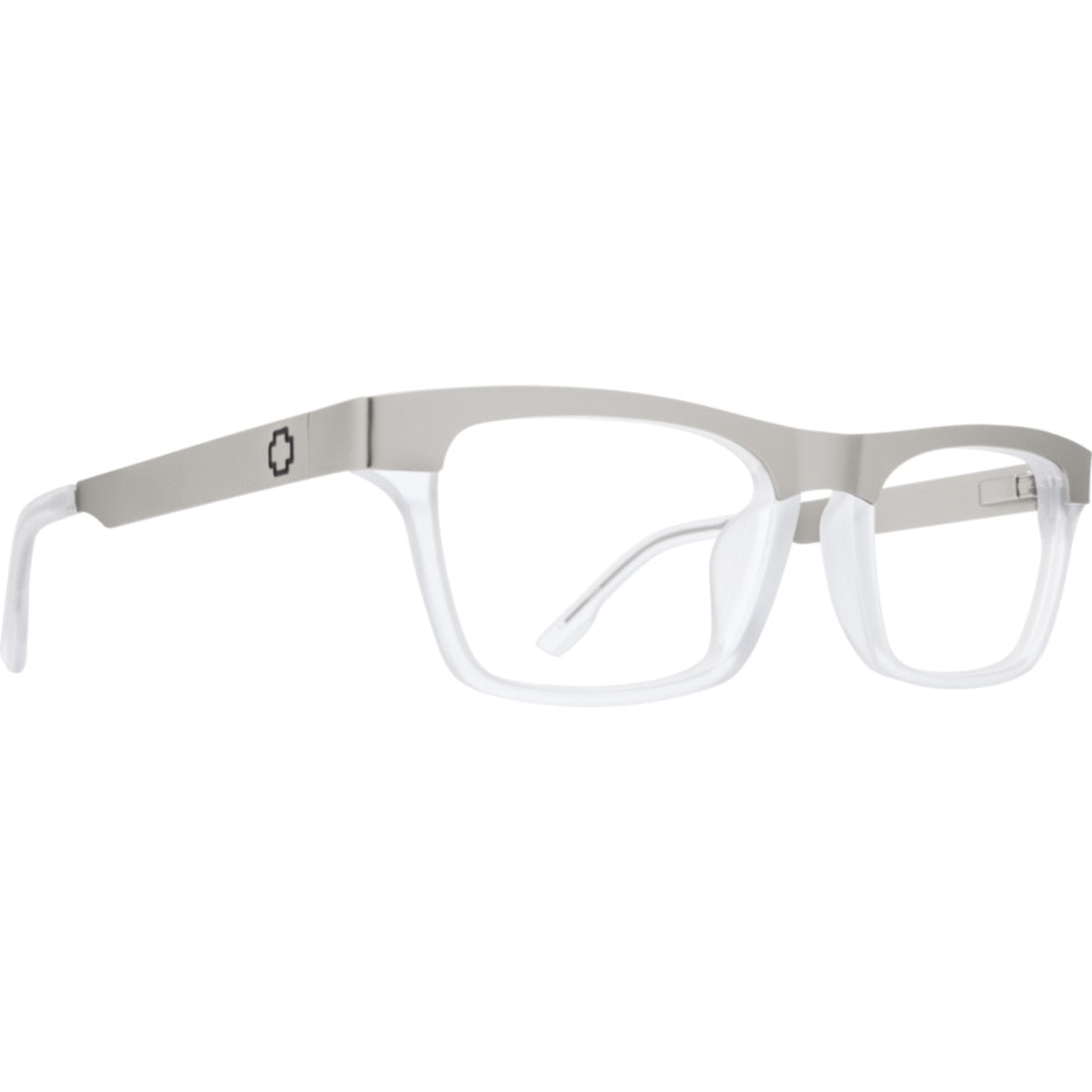 Spy ZADE 54 Eyeglasses  Silver Clear Matte Medium