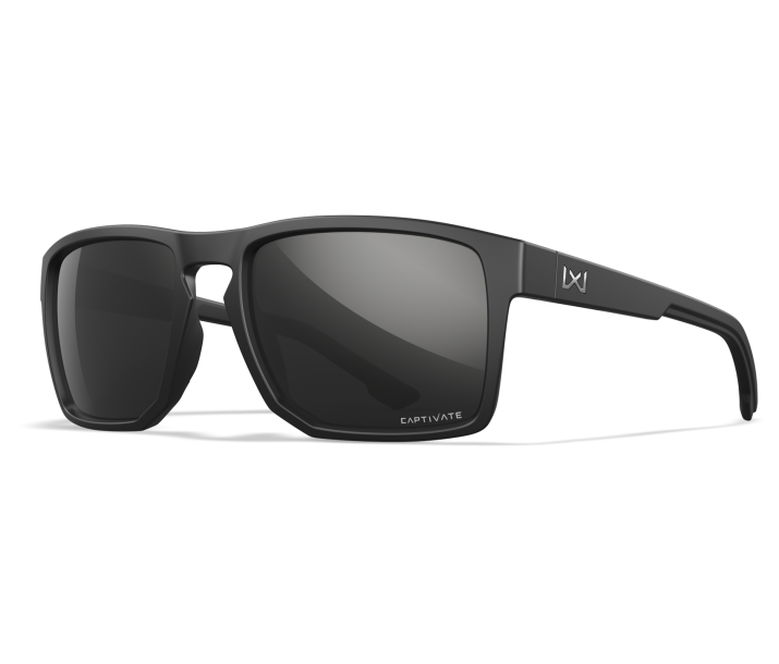 Wiley X WX FOUNDER Oval Sunglasses  Matte Black Frame 56-17-135