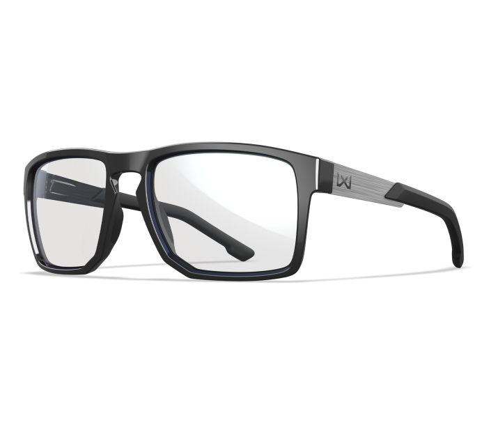 Wiley X WX APEX Oval Sunglasses  Gloss Black 55-17-135
