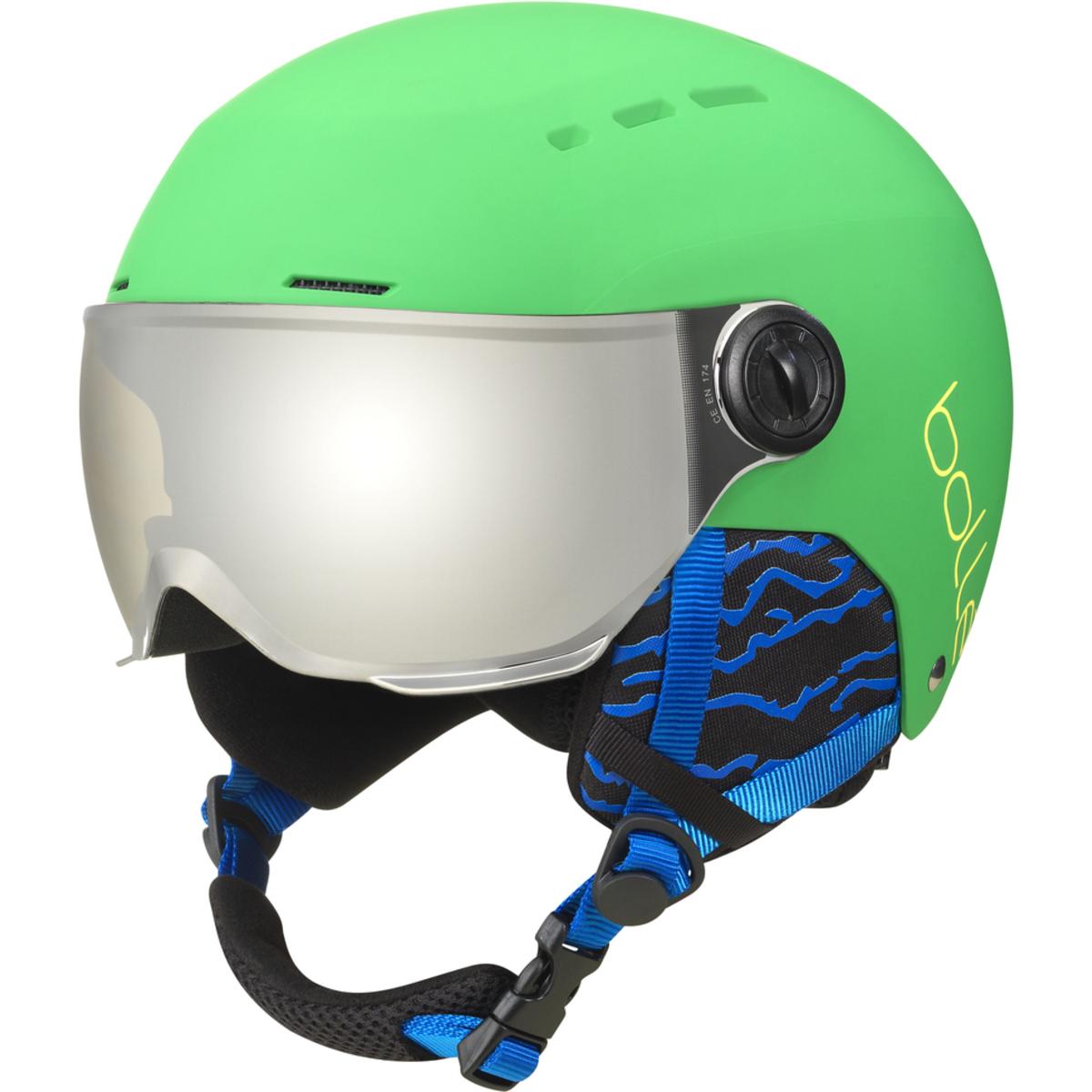 Bolle Quiz Visor Helmets  Black Blue Matte Extra Small XS 49-52