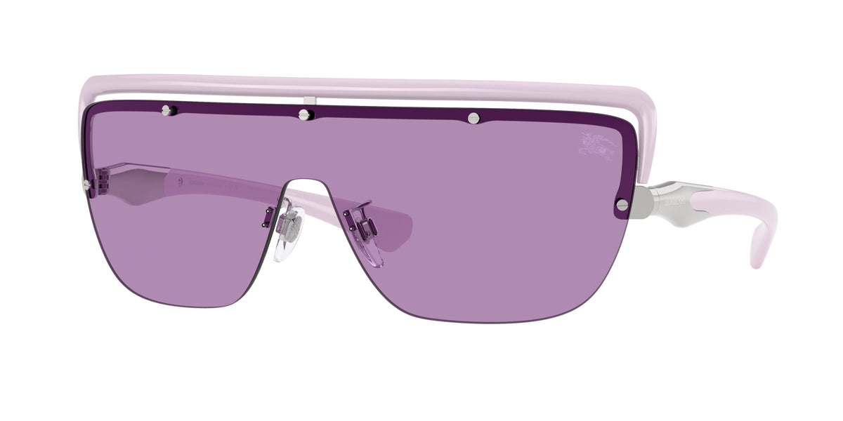 Burberry BE3175 Rectangle Sunglasses  100569-Lilac 0-135-144 - Color Map Violet