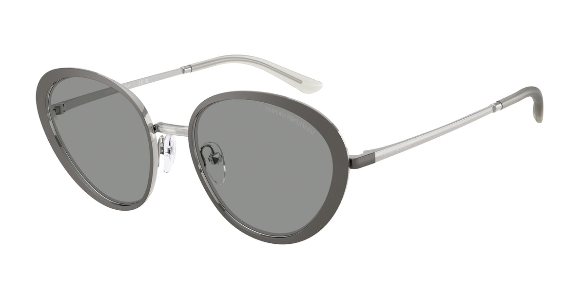 Emporio Armani EA2177 Irregular Sunglasses  3003/1-Matte Gunmetal 51-140-18 - Color Map Grey