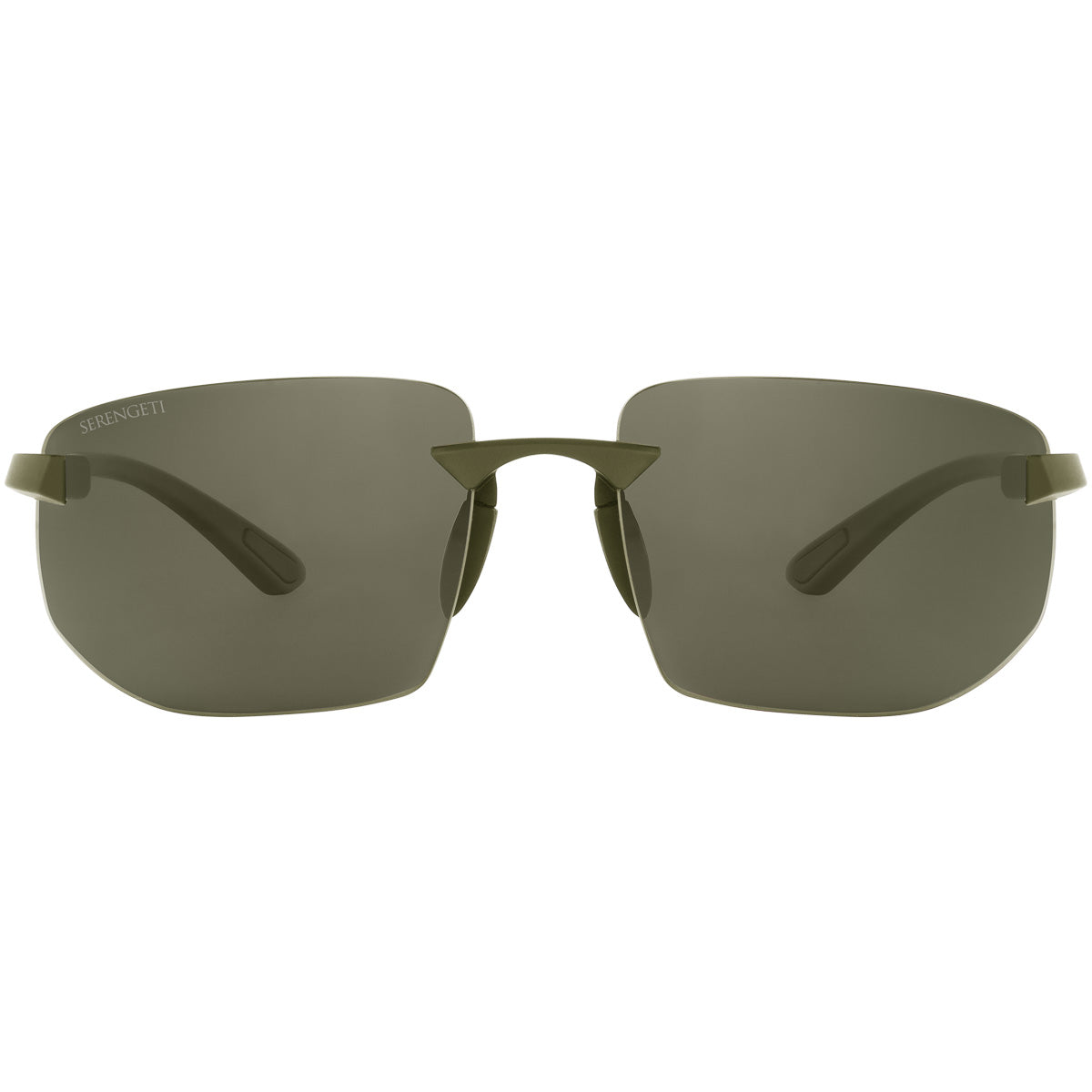 Serengeti Lupton 2.0 Sunglasses  Rubberised Khaki Medium, Medium-Large