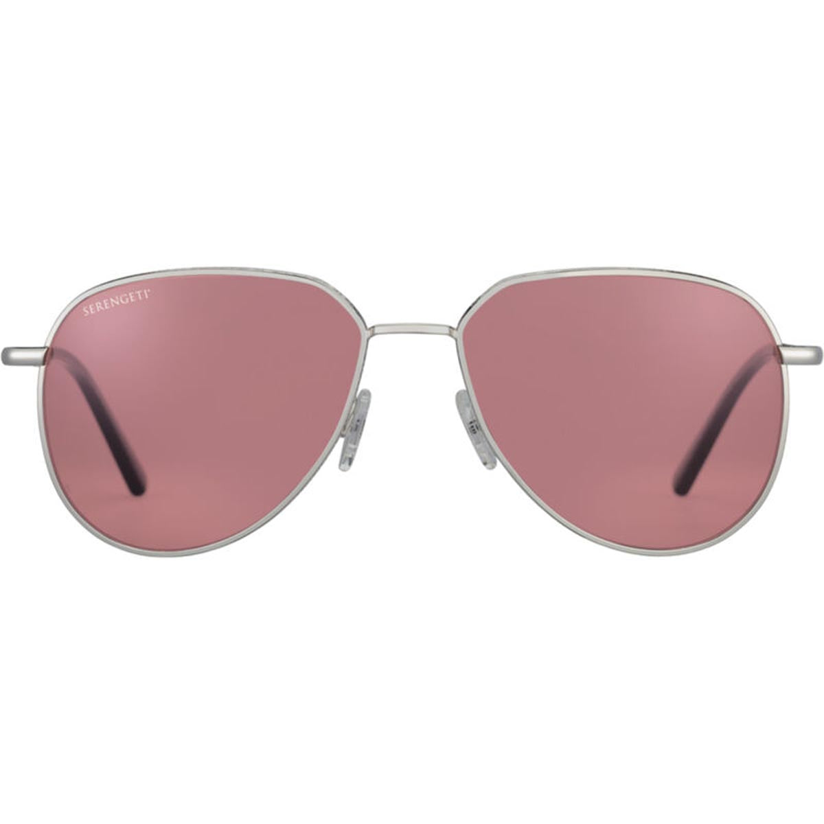Serengeti Haywood Sunglasses  Shiny Silver Medium
