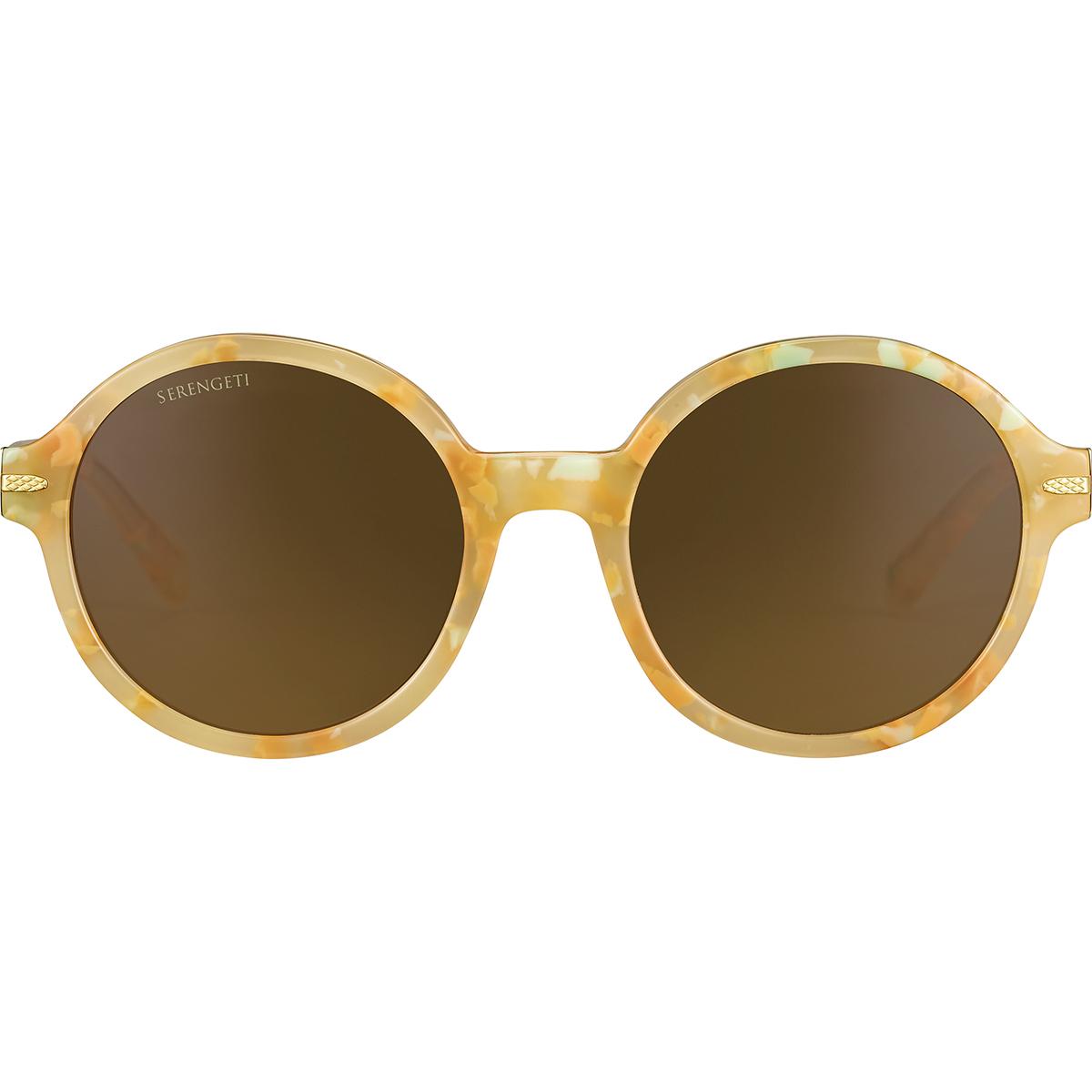 Serengeti Joan Sunglasses  Shiny Peach Marble Medium