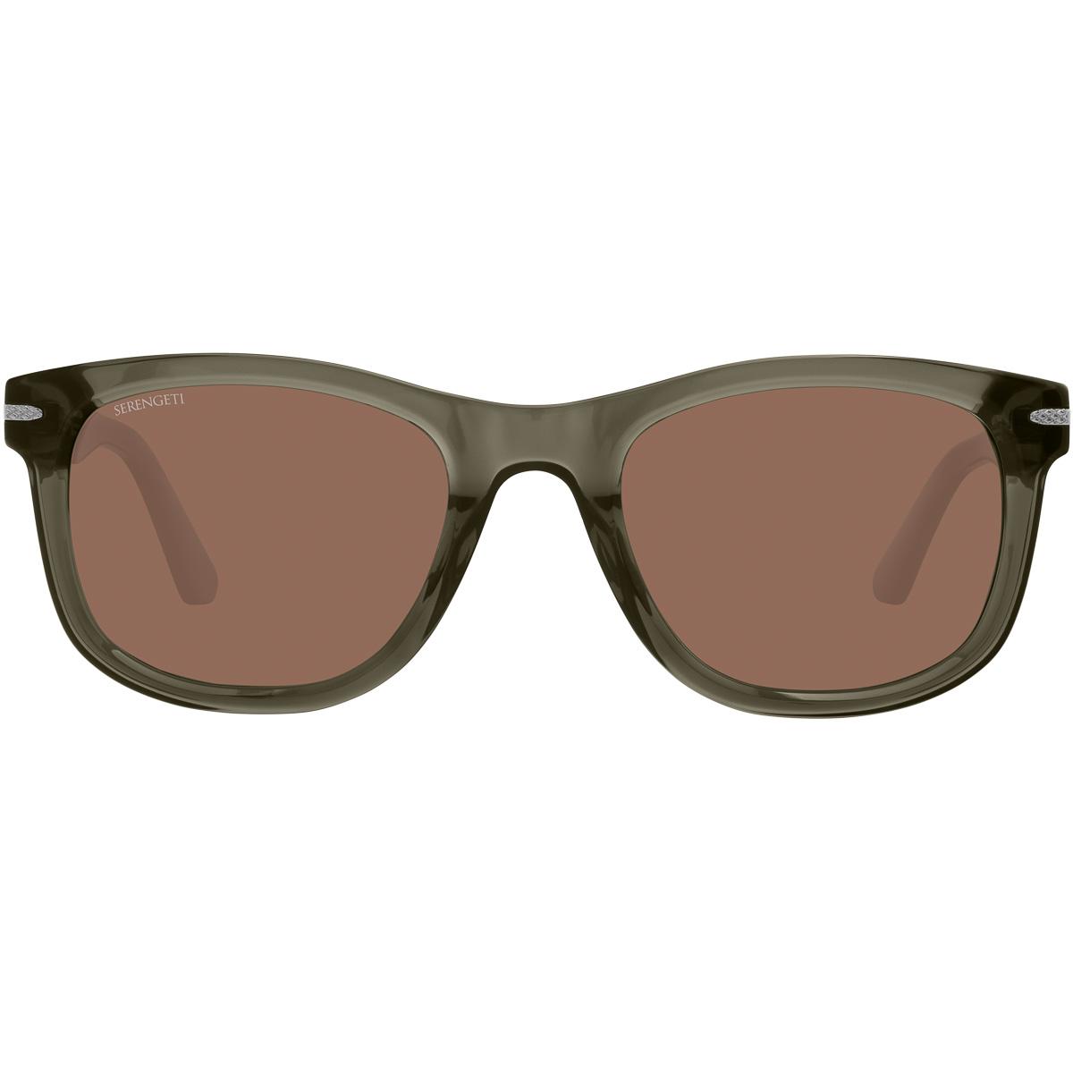 Serengeti DANNY Sunglasses  Shiny Light Gunmetal Medium, Large