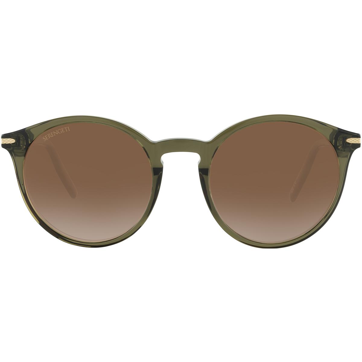 Serengeti Leonora Sunglasses  Crystal Khaki Medium