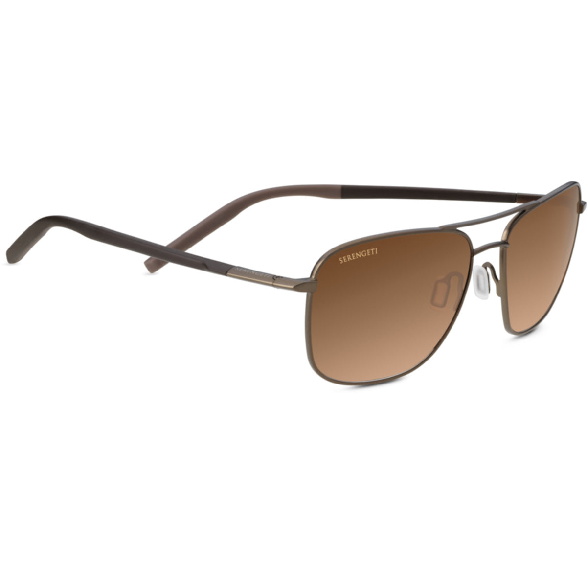 Serengeti Spello Sunglasses  Matte Espresso Medium, Medium-Large, Large