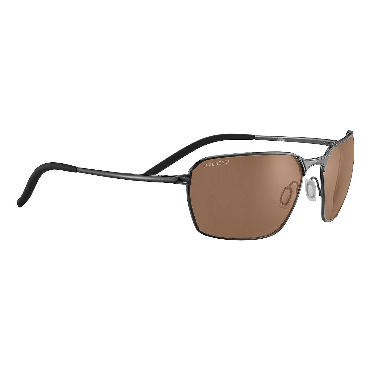 Serengeti Shelton Sunglasses  Dark Gunmetal Medium, Medium-Large, Large