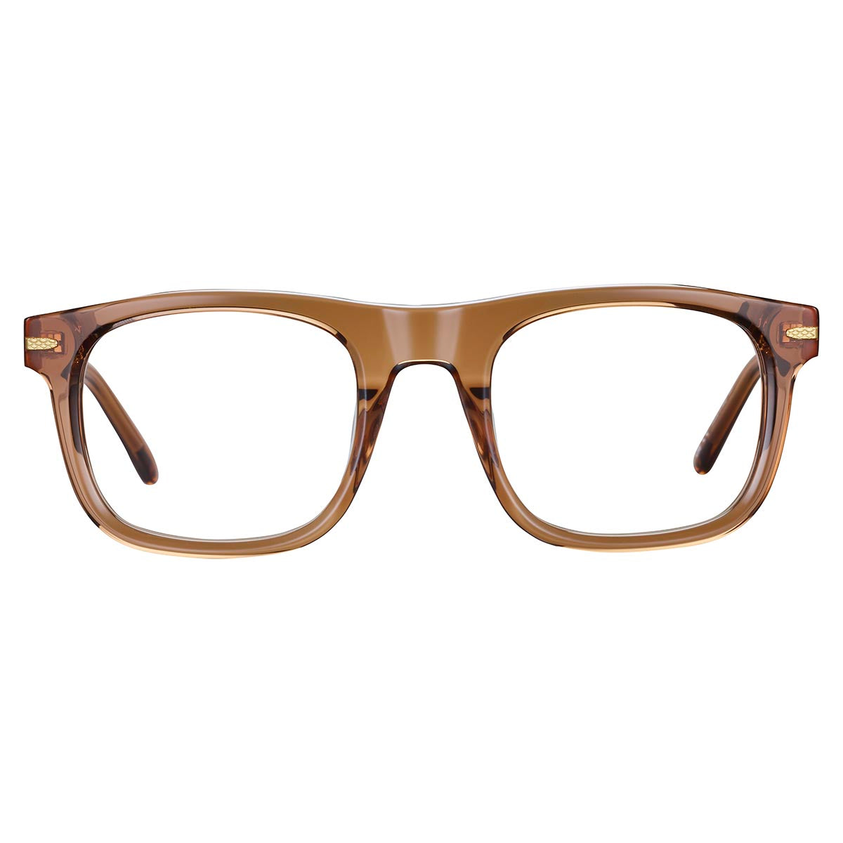 Serengeti Nelson Optic Eyeglasses  Shiny Crystal Caramel Brown - Shiny Light Gold Medium-Large