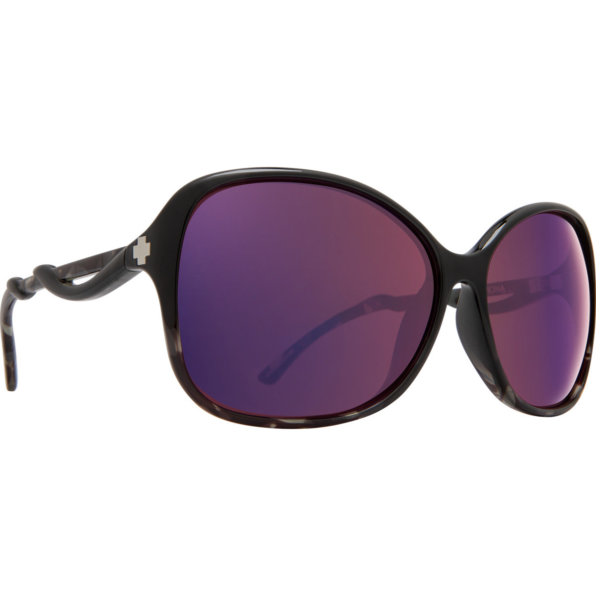 Spy Fiona Sunglasses  Black Smoke Tort Small-Medium