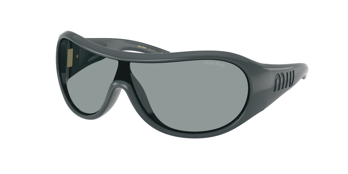 Miu Miu MUB14SU Irregular Sunglasses  25N70M-Grey 0-125-133 - Color Map Grey