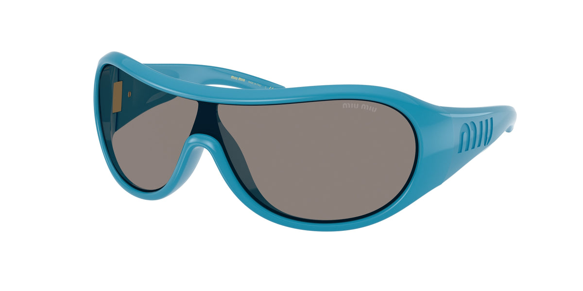 Miu Miu MUB14SU Irregular Sunglasses  26N80Q-Blue 0-125-133 - Color Map Blue