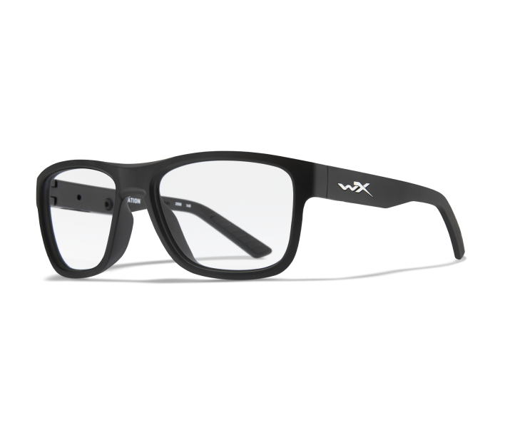 Wiley X WX OVATION Oval Sunglasses  Matte Black 56-18-140