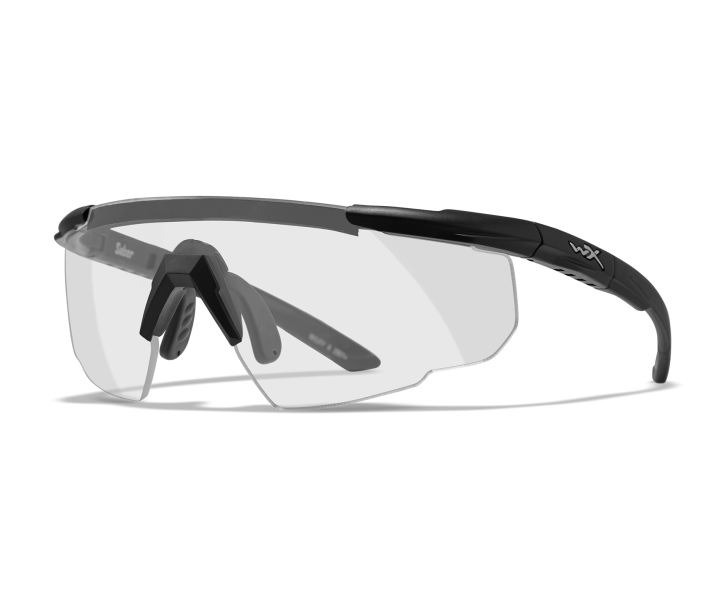 Wiley X SABER ADVANCED Semi Rimless Sunglasses  Matte Black 44-25-114