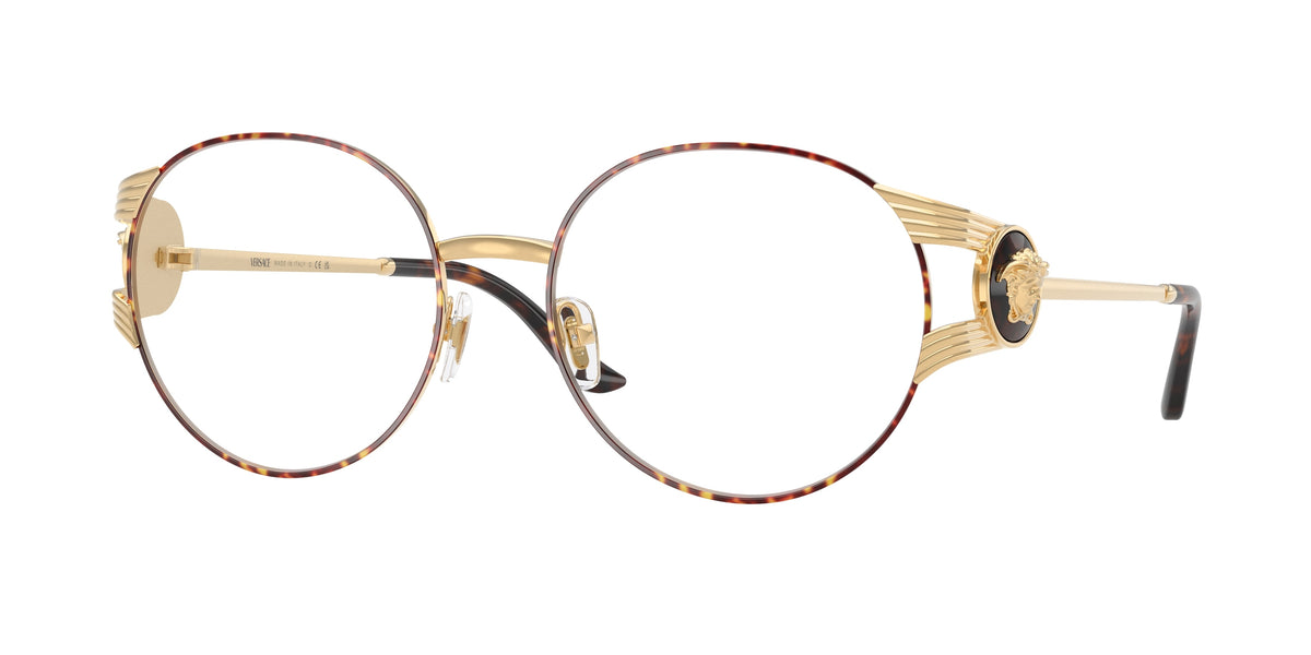 Versace VE1320 Round Eyeglasses  1525- 54-130-18 - Color Map Multicolor