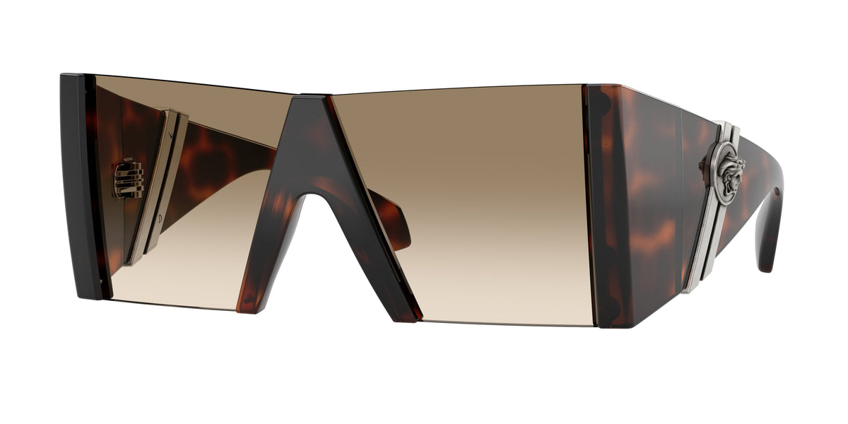 Versace VE4515 Square Sunglasses  5217T5-Havana 0-130-137 - Color Map Tortoise