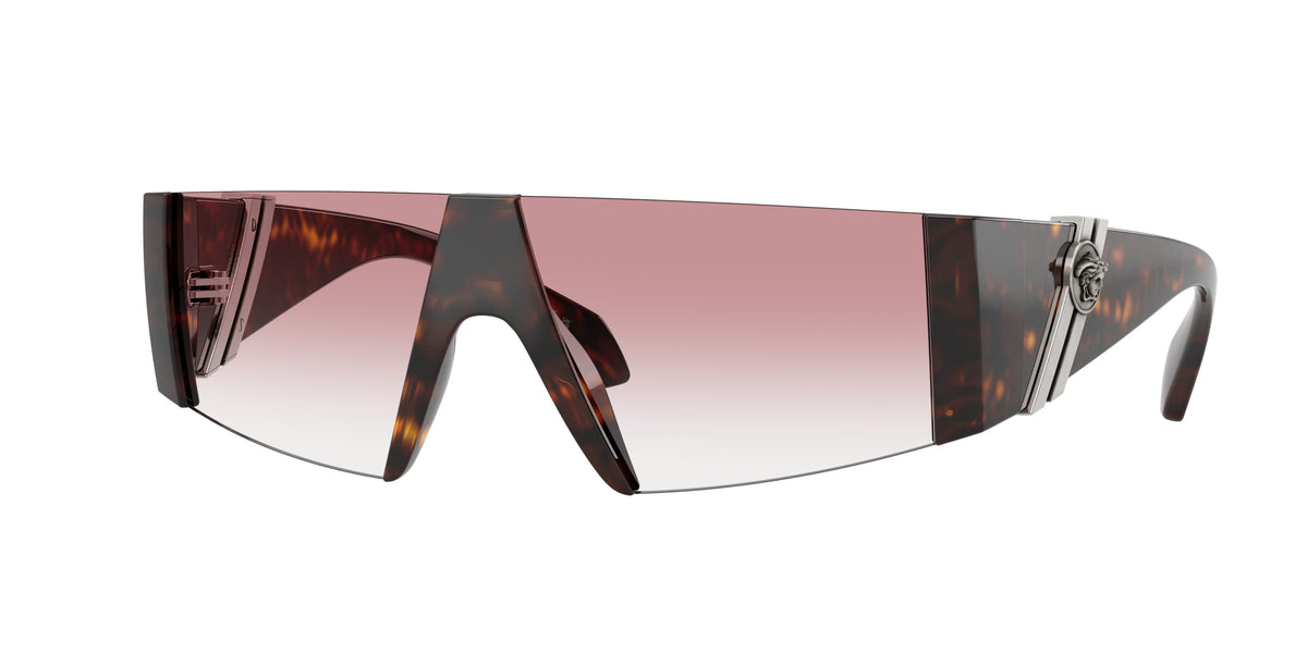 Versace VE4516 Rectangle Sunglasses  108/3B-Havana 0-130-136 - Color Map Tortoise
