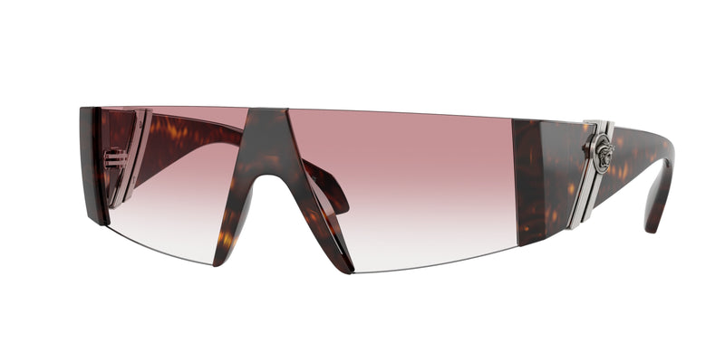 Versace VE4516 Rectangle Sunglasses  108/3B-Havana 0-130-136 - Color Map Tortoise
