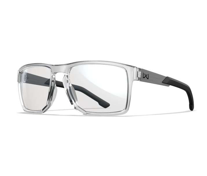 Wiley X WX APEX Oval Eyeglasses  Gloss Crystal Clear 55-17-135