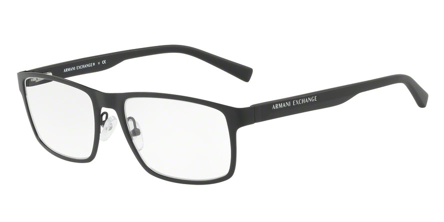 Exchange Armani AX1024 Rectangle Eyeglasses  6000-BLACK 54-18-140 - Color Map black