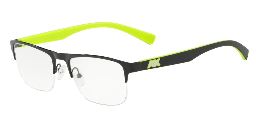 Exchange Armani AX1031 Rectangle Eyeglasses  6000-BLACK 54-19-145 - Color Map black