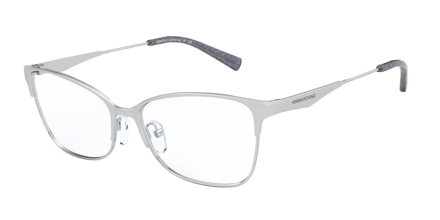 Exchange Armani AX1040 Cat Eye Eyeglasses  6116-SILVER 54-15-140 - Color Map light blue