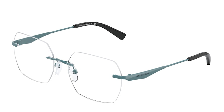 Exchange Armani AX1047 Irregular Eyeglasses  6097-BLUE 55-17-140 - Color Map blue