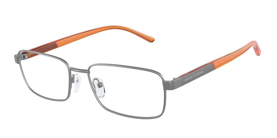 Exchange Armani AX1050 Rectangle Eyeglasses  6003-MATTE GREY 56-17-145 - Color Map grey