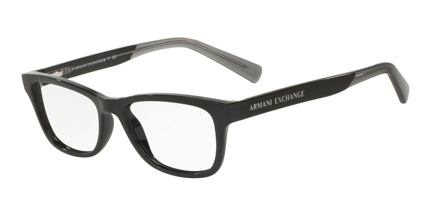 Exchange Armani AX3030 Cat Eye Eyeglasses  8186-BLACK 52-16-140 - Color Map black