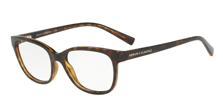 Exchange Armani AX3037 Cat Eye Eyeglasses  8037-TORTOISE 53-17-140 - Color Map havana