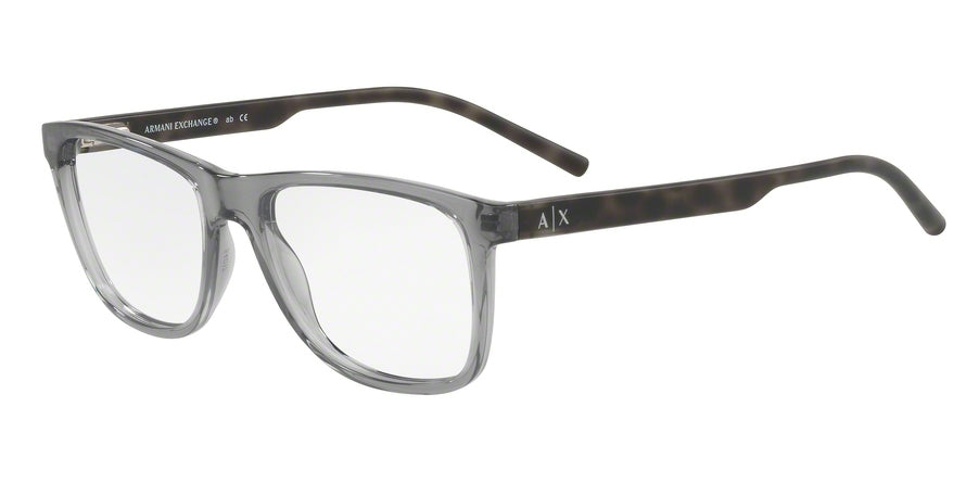 Exchange Armani AX3048F Pillow Eyeglasses  8239-TRANSPARENT MAGNET GREY 56-17-145 - Color Map grey