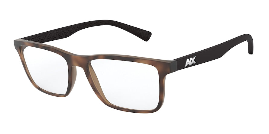 Exchange Armani AX3067F Rectangle Eyeglasses  8029-MATTE HAVANA 54-17-145 - Color Map havana
