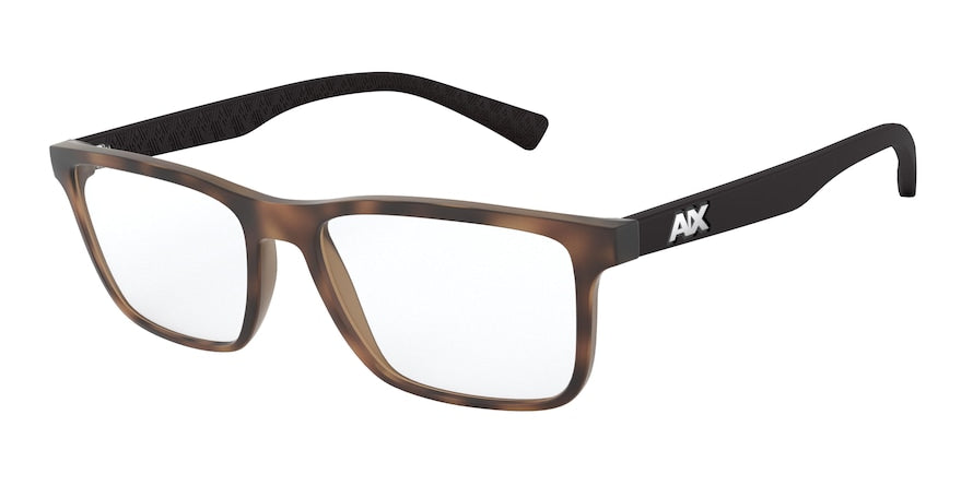 Exchange Armani AX3067 Rectangle Eyeglasses  8029-MATTE HAVANA 55-17-145 - Color Map havana