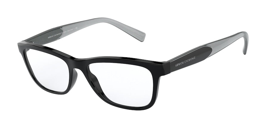 Exchange Armani AX3068 Cat Eye Eyeglasses  8158-BLACK 52-16-140 - Color Map black