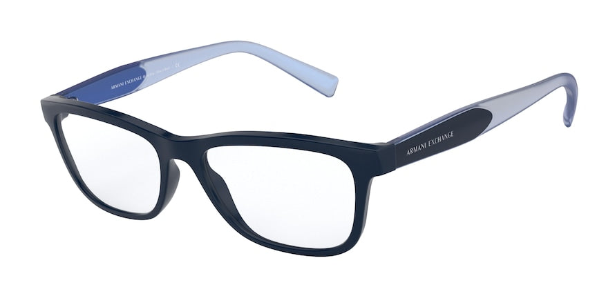 Exchange Armani AX3068 Cat Eye Eyeglasses  8302-BLUE 52-16-140 - Color Map blue