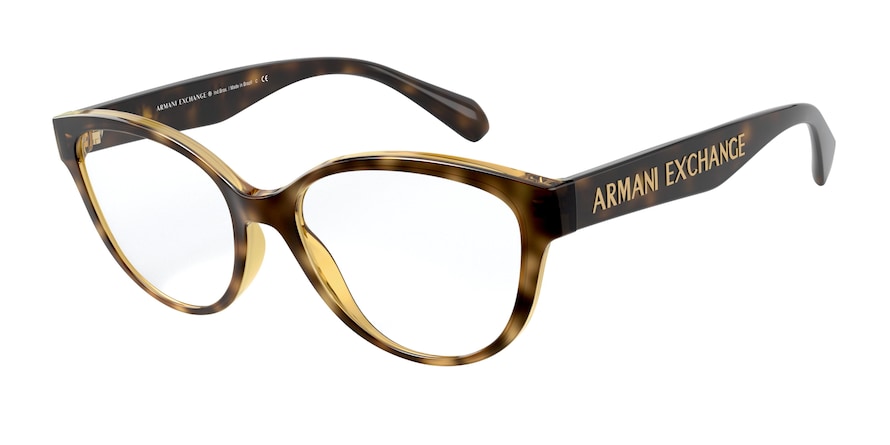 Exchange Armani AX3069F Cat Eye Eyeglasses  8037-HAVANA 53-16-140 - Color Map havana