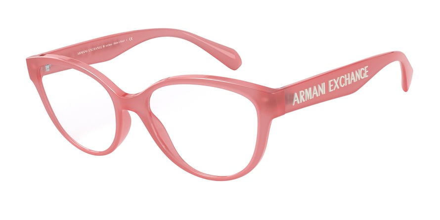 Exchange Armani AX3069F Cat Eye Eyeglasses  8308-CORAL 53-16-140 - Color Map red