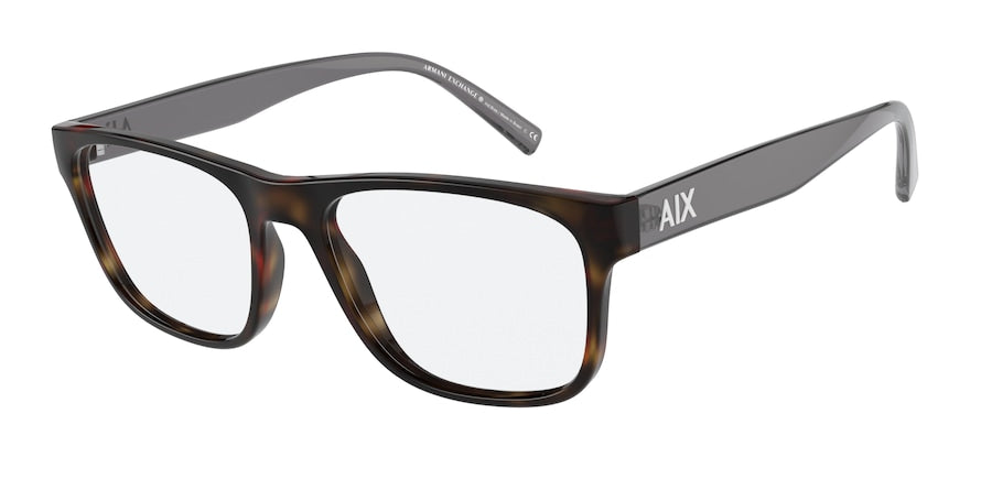 Exchange Armani AX3075 Rectangle Eyeglasses  8029-MATTE HAVANA 55-18-145 - Color Map havana