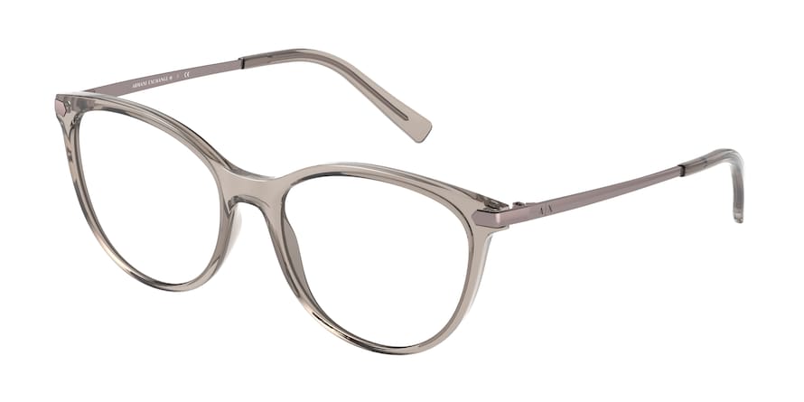 Exchange Armani AX3078 Cat Eye Eyeglasses  8240-TUNDRA 53-17-140 - Color Map grey