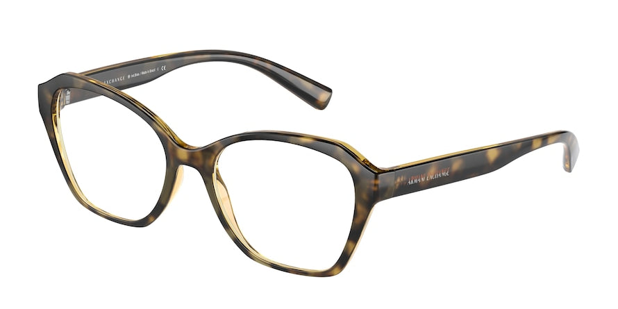 Exchange Armani AX3080 Irregular Eyeglasses  8283-HAVANA 52-17-140 - Color Map havana