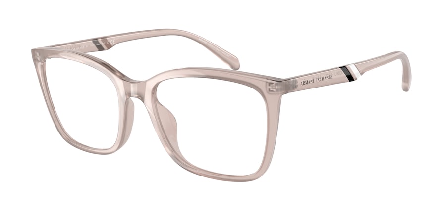 Exchange Armani AX3088U Butterfly Eyeglasses  8275-SHINY OPALINE PINK 54-18-140 - Color Map pink
