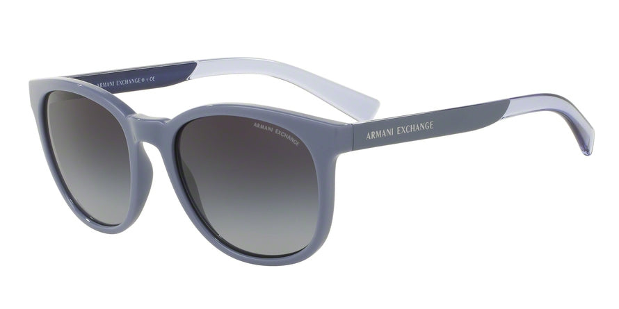 Exchange Armani AX4050S Square Sunglasses  81898G-MINERAL MAUVE 54-19-140 - Color Map violet