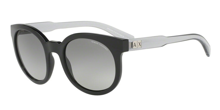 Exchange Armani AX4057S Phantos Sunglasses  820711-BLACK 53-22-140 - Color Map black