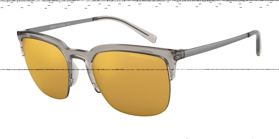 Exchange Armani AX4081S Phantos Sunglasses  82717D-TRANSPARENT TUNDRA 54-21-145 - Color Map brown