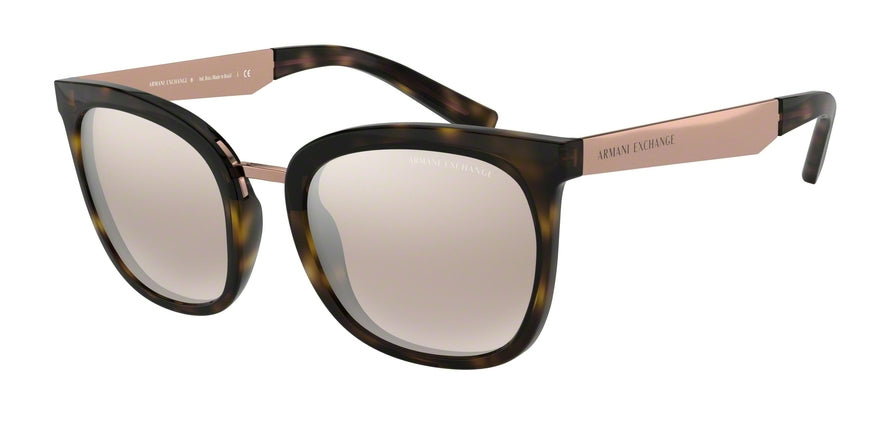 Exchange Armani AX4089S Cat Eye Sunglasses  8037T3-HAVANA 53-21-140 - Color Map havana