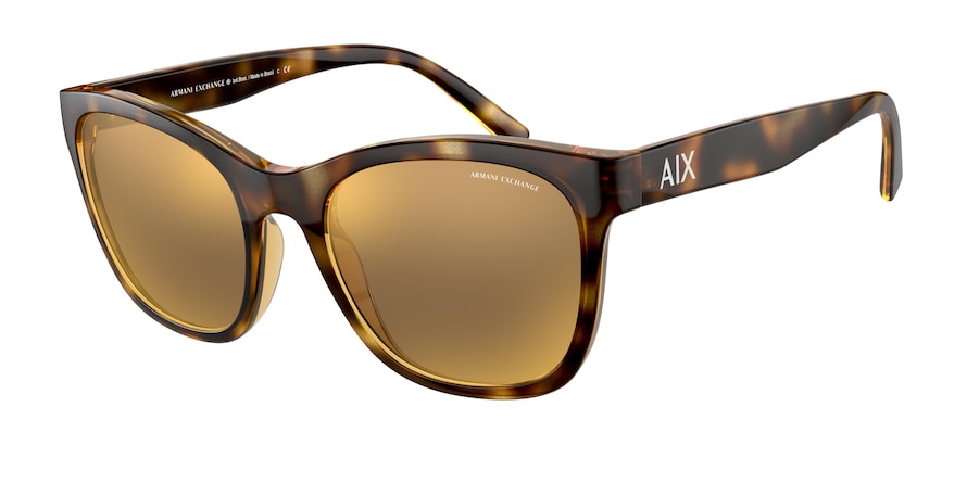 Exchange Armani AX4105SF Phantos Sunglasses  82135A-SHINY HAVANA 54-20-145 - Color Map havana